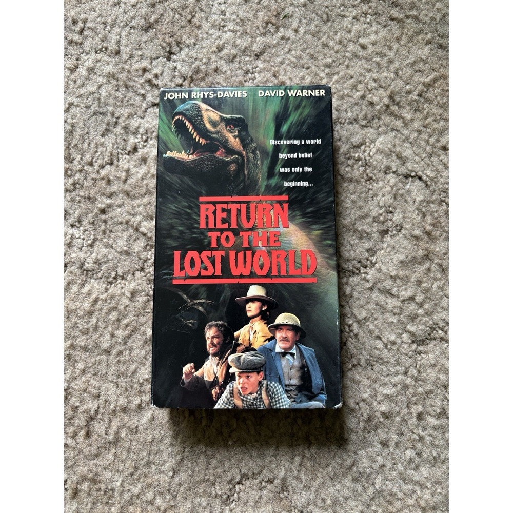 Return to the Lost World VHS 1992 Dinosaur Movie John Rhys-Davies David Warner